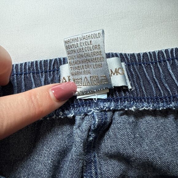 Drapers & Damons Womens Plus 1X Pull On Capri Jeans Elastic Waist Stretch EUC - Picture 5 of 12